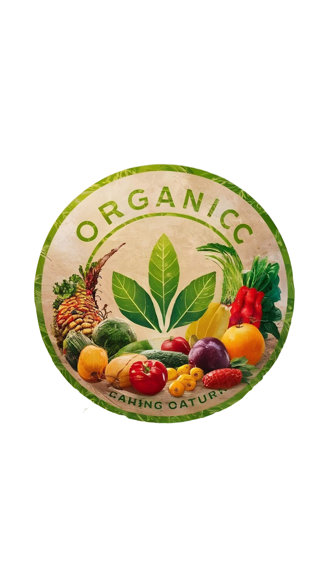 A sign that represents our 100% organic products